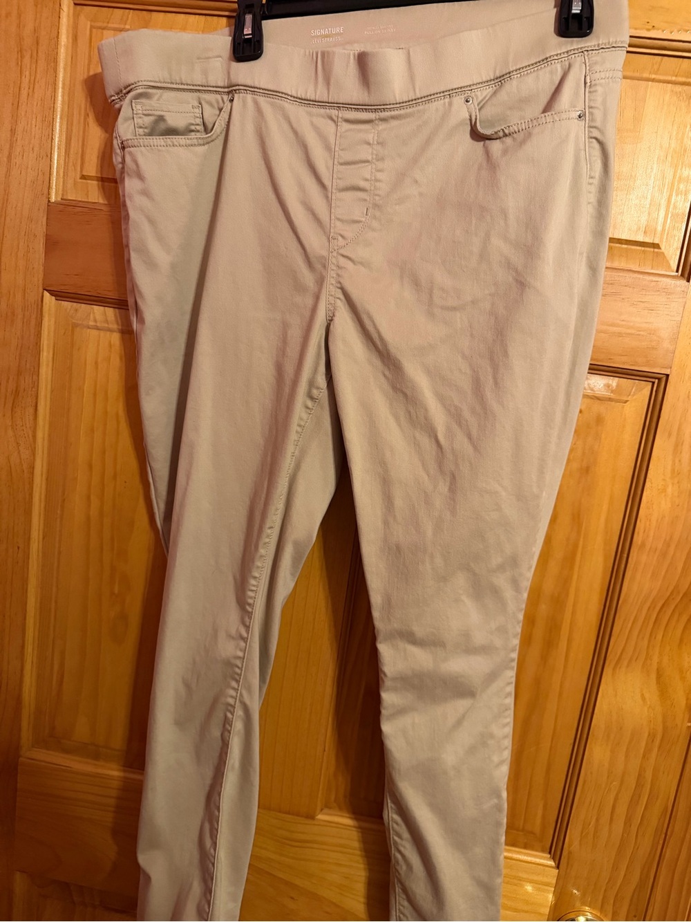 Signature Men's Stretch Chinos in Light Khaki